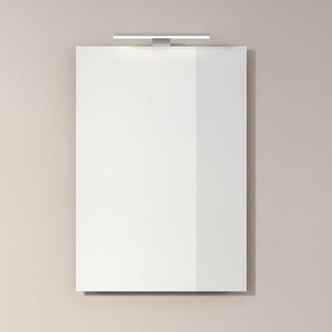 INR FEEL firkantet speil med lys (lampe/underlys)