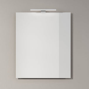 INR FEEL firkantet speil med lys (lampe/underlys)