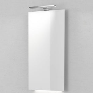 INR FEEL firkantet speil med lys (lampe/underlys)