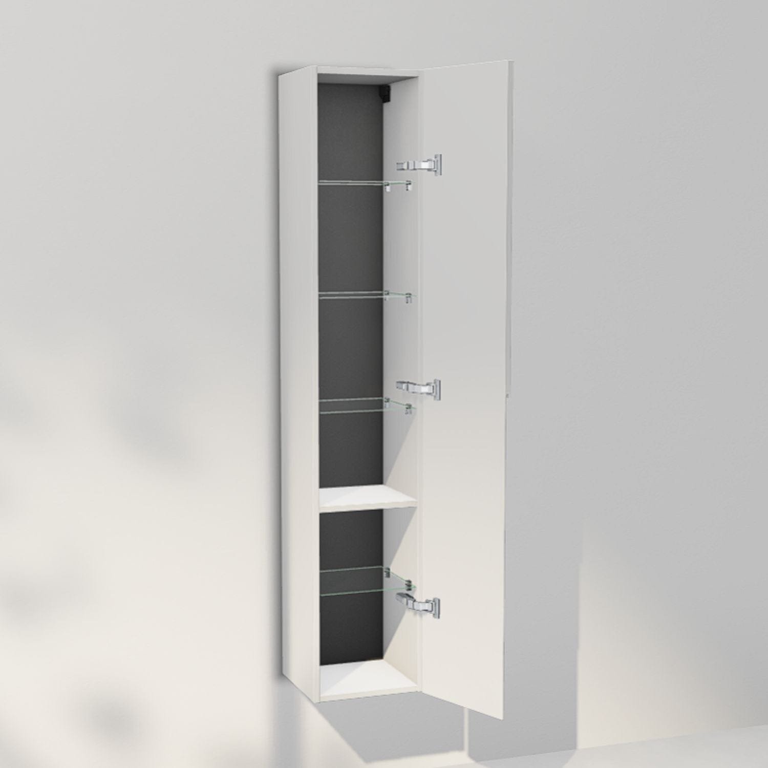 INR Grip 30/30 Høyskap Pure white / 30cm / Høyre INR Iconic Nordic Rooms Høyskap bad INR-395616H