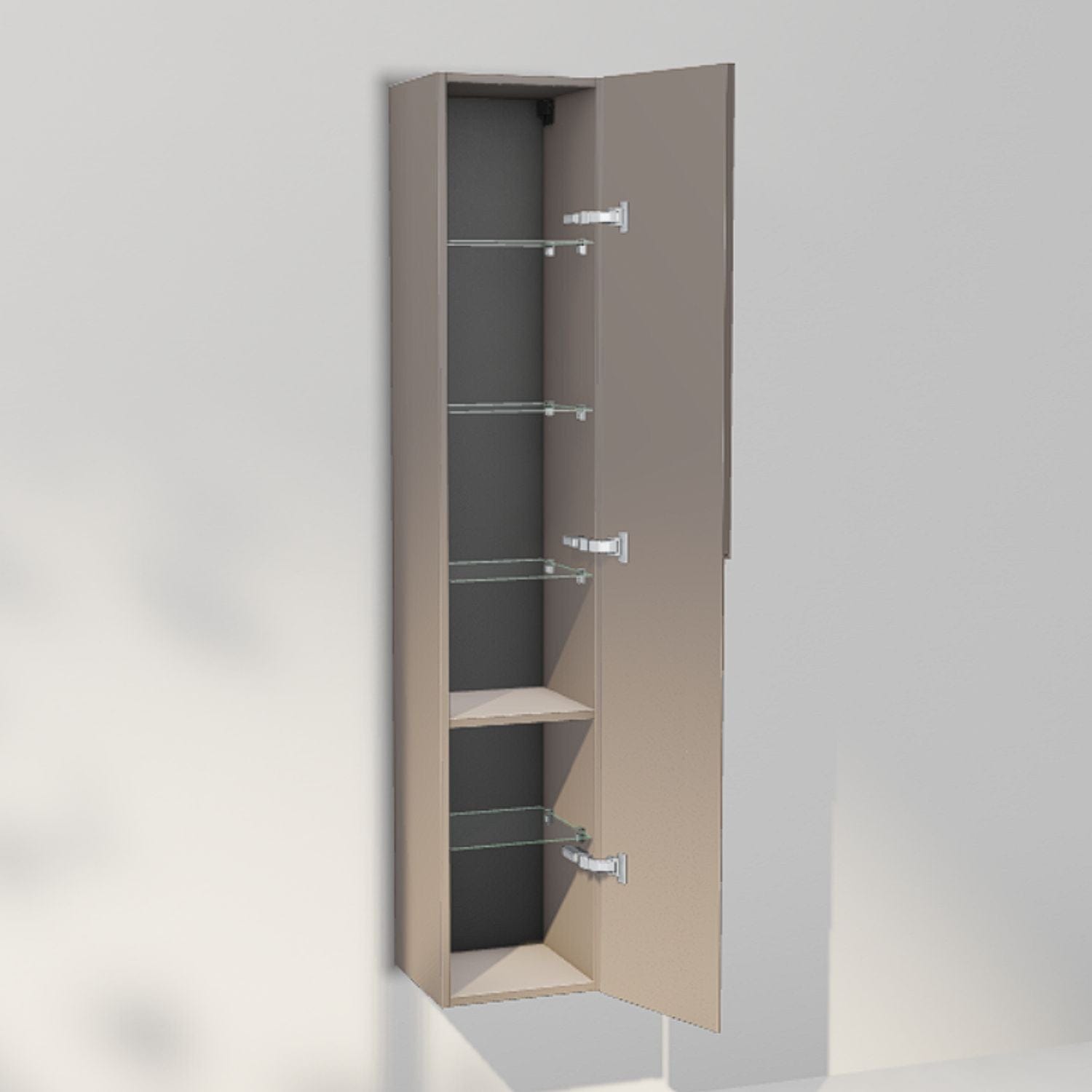 INR Grip 30/30 Høyskap Warm clay / 30cm / Høyre INR Iconic Nordic Rooms Høyskap bad INR-395655H