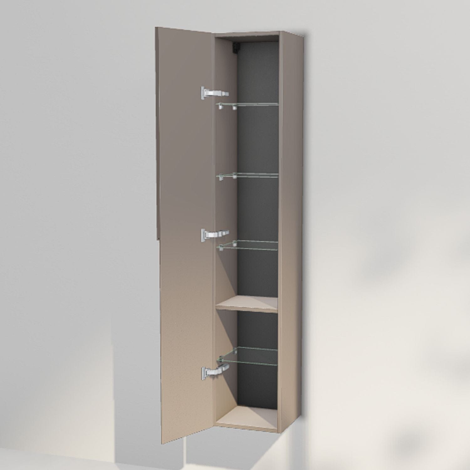 INR Grip 30/30 Høyskap Warm clay / 30cm / Venstre INR Iconic Nordic Rooms Høyskap bad INR-395655V