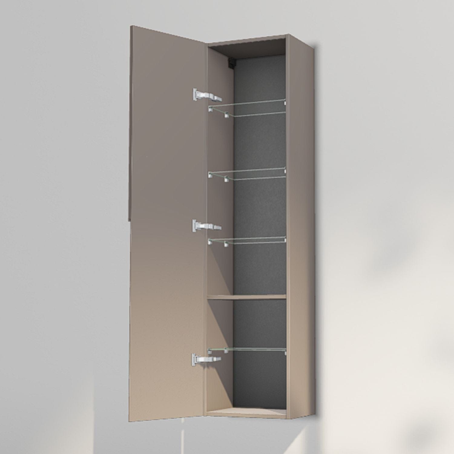 INR Grip 40/30 Høyskap Warm clay / 40cm / Venstre INR Iconic Nordic Rooms Høyskap bad INR-395755V