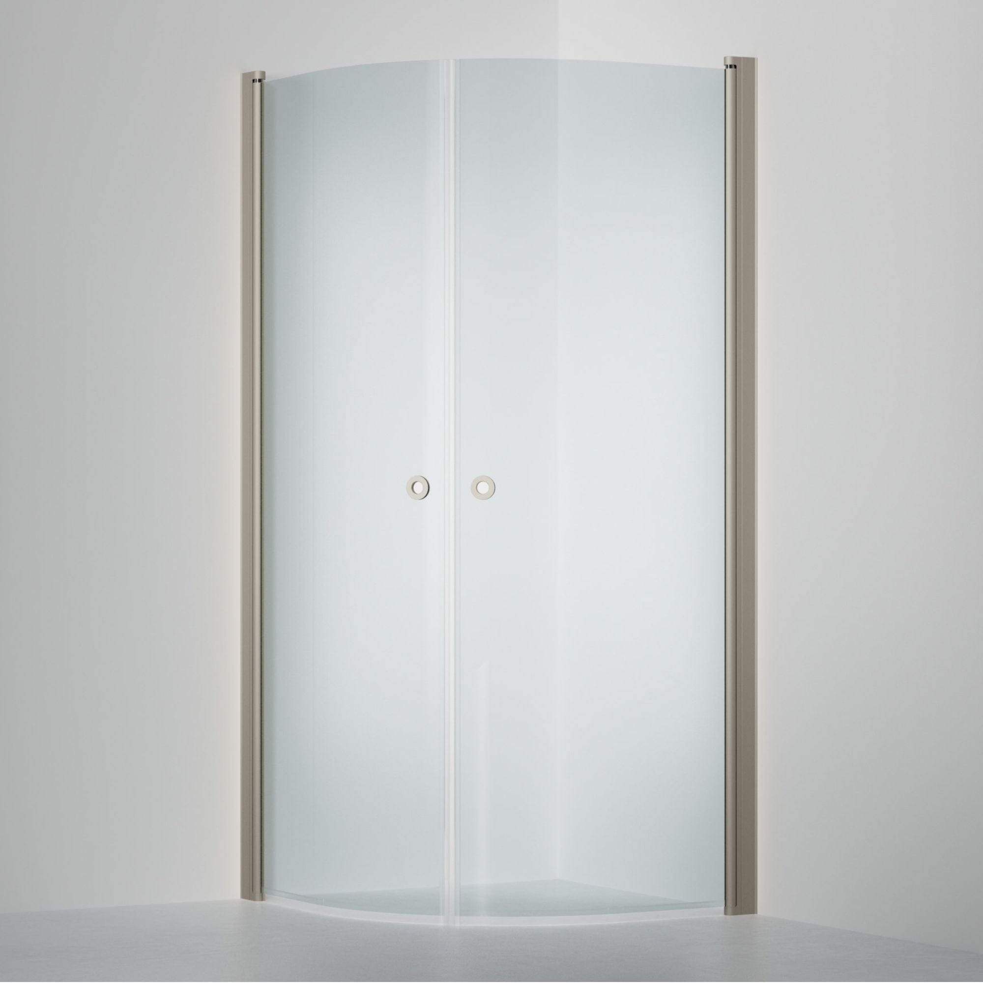 INR LINC NIAGARA Dusjhjørne Lav Modell H180cm Stone / 90x90cm / Klart glass INR Iconic Nordic Rooms Dusjhjørne INR-56302499