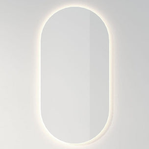 INR SLOT ovalt speil med lys (backlight)