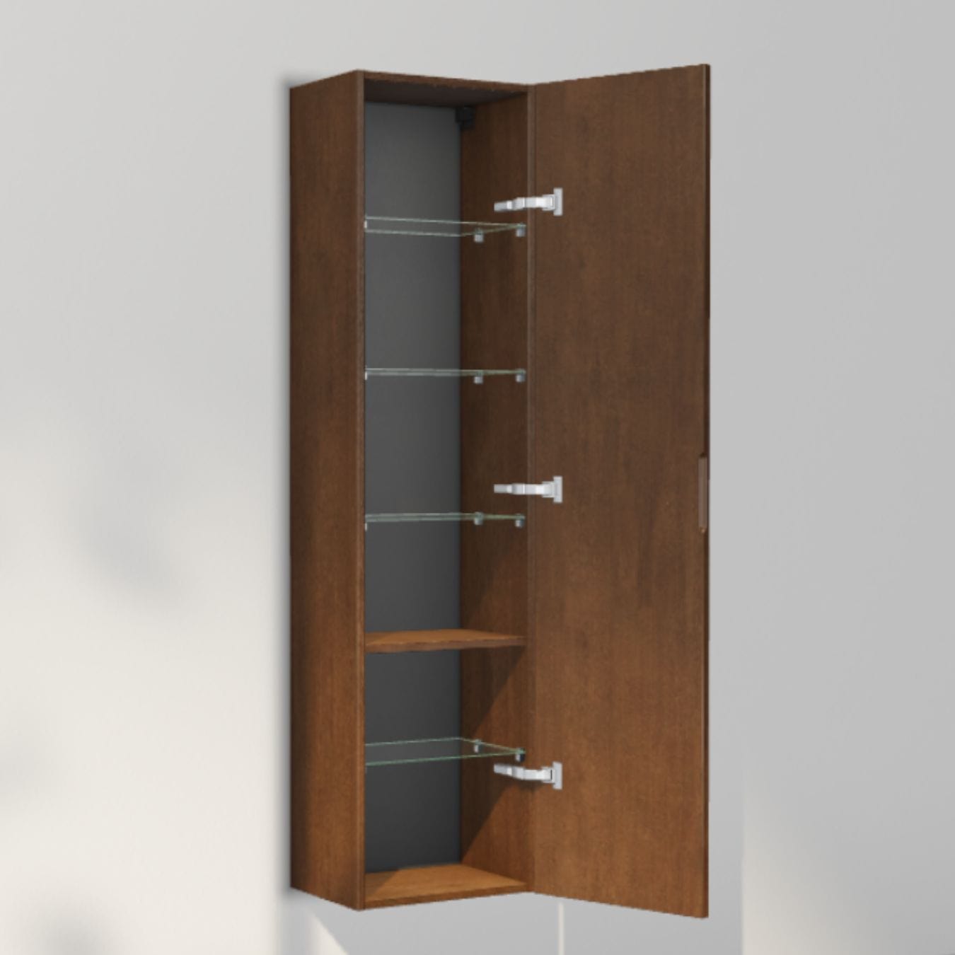 INR Solid 40/30 Høyskap Dark oak / 40cm / Høyre INR Iconic Nordic Rooms Høyskap bad INR-385938H