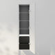 INR Solid 40/40 Høyskap med skuffer Pure white / 40cm / Høyre INR Iconic Nordic Rooms Høyskap bad INR-386216H