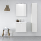 INR STORE PRO Speilskap med LED-armatur B600x720x140mm