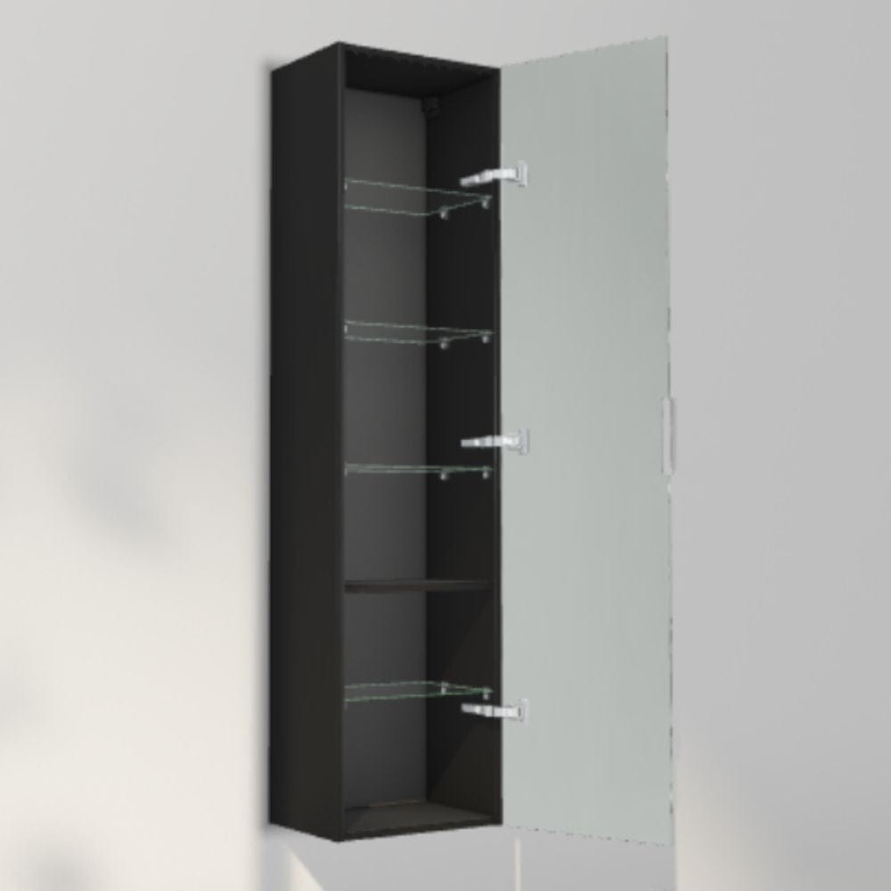 INR Twin 40/30 Høyskap Black oak / 40cm / Høyre INR Iconic Nordic Rooms Høyskap bad INR-386739H