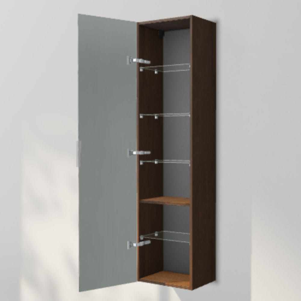 INR Twin 40/30 Høyskap Dark oak / 40cm / Venstre INR Iconic Nordic Rooms Høyskap bad INR-386738V