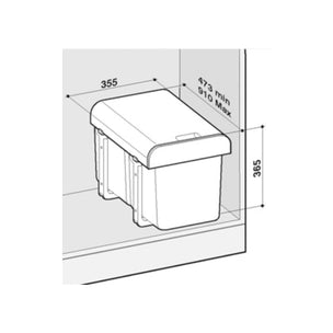 Intra Ekko Bio Kildesortering for skap