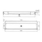 Intra vaskerenne P18 med bumpers. uten bakplate