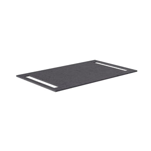 Korsbakken Benkeplate HPL med 2 håndkleholder