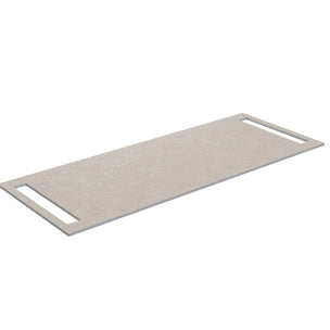 Korsbakken Benkeplate HPL med 2 håndkleholder