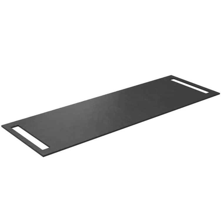 Korsbakken Benkeplate HPL med 2 håndkleholder