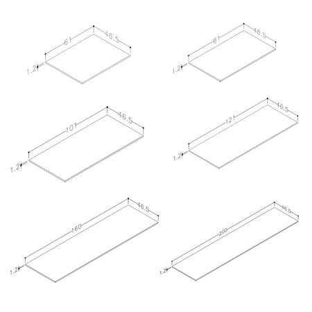 Korsbakken Corian Benkeplate