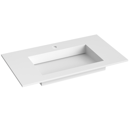 Korsbakken Corian Servant med Flat Bunn