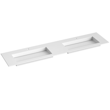 Korsbakken Corian Servant med Flat Bunn