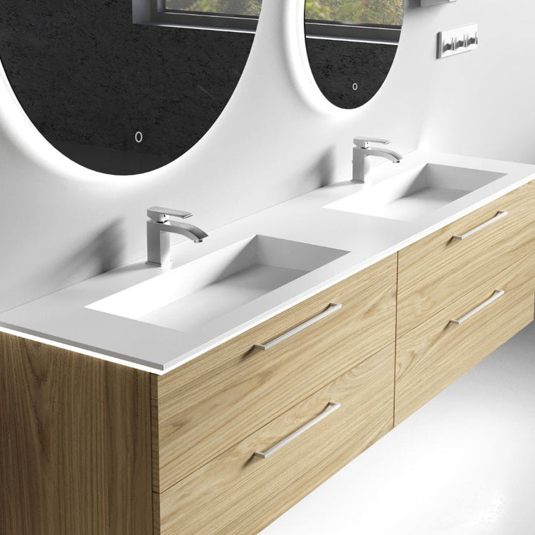 Korsbakken Corian Servant med Flat Bunn
