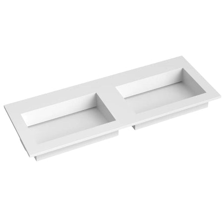 Korsbakken Corian Servant med Flat Bunn uten Kranhull