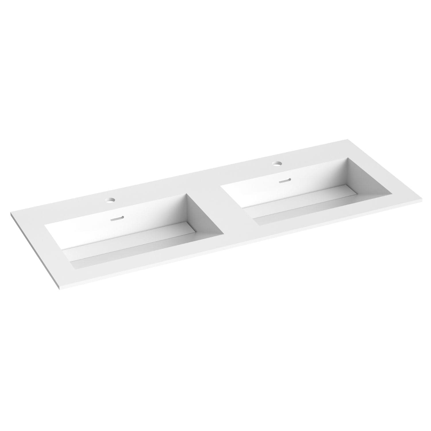 Korsbakken Corian Servant med Skrå Bunn Hvit matt / 120cm dobbel Korsbakken Møbelservant KO-373602121