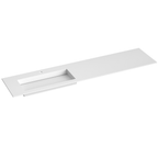 Korsbakken Corian Sidestilt Servant med Flat Bunn