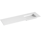 Korsbakken Corian Sidestilt Servant med Flat Bunn
