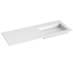 Korsbakken Corian Sidestilt Servant med Flat Bunn
