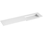 Korsbakken Corian Sidestilt Servant med Flat Bunn