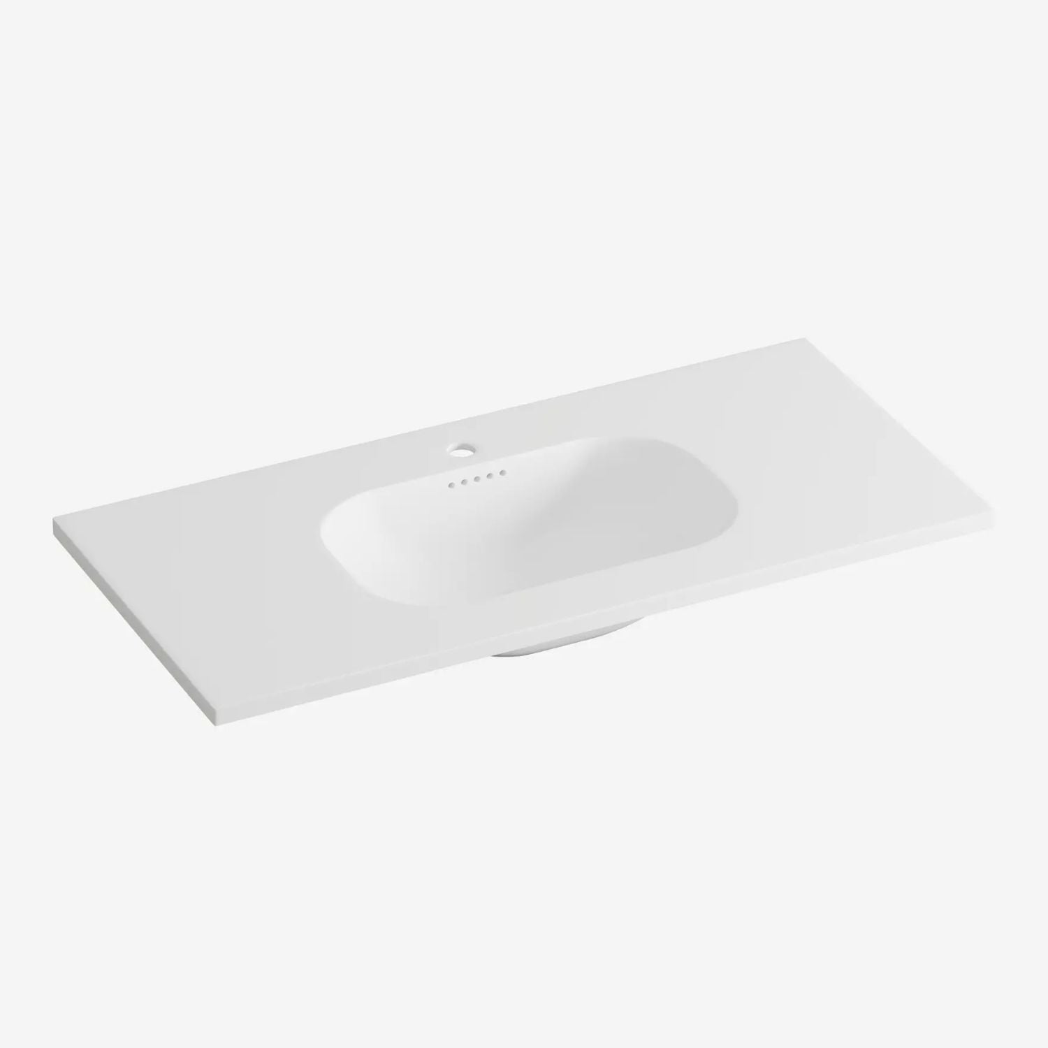 Korsbakken Nice Heldekkende Servant Hvit matt / 100cm Korsbakken Møbelservant KO-463202100