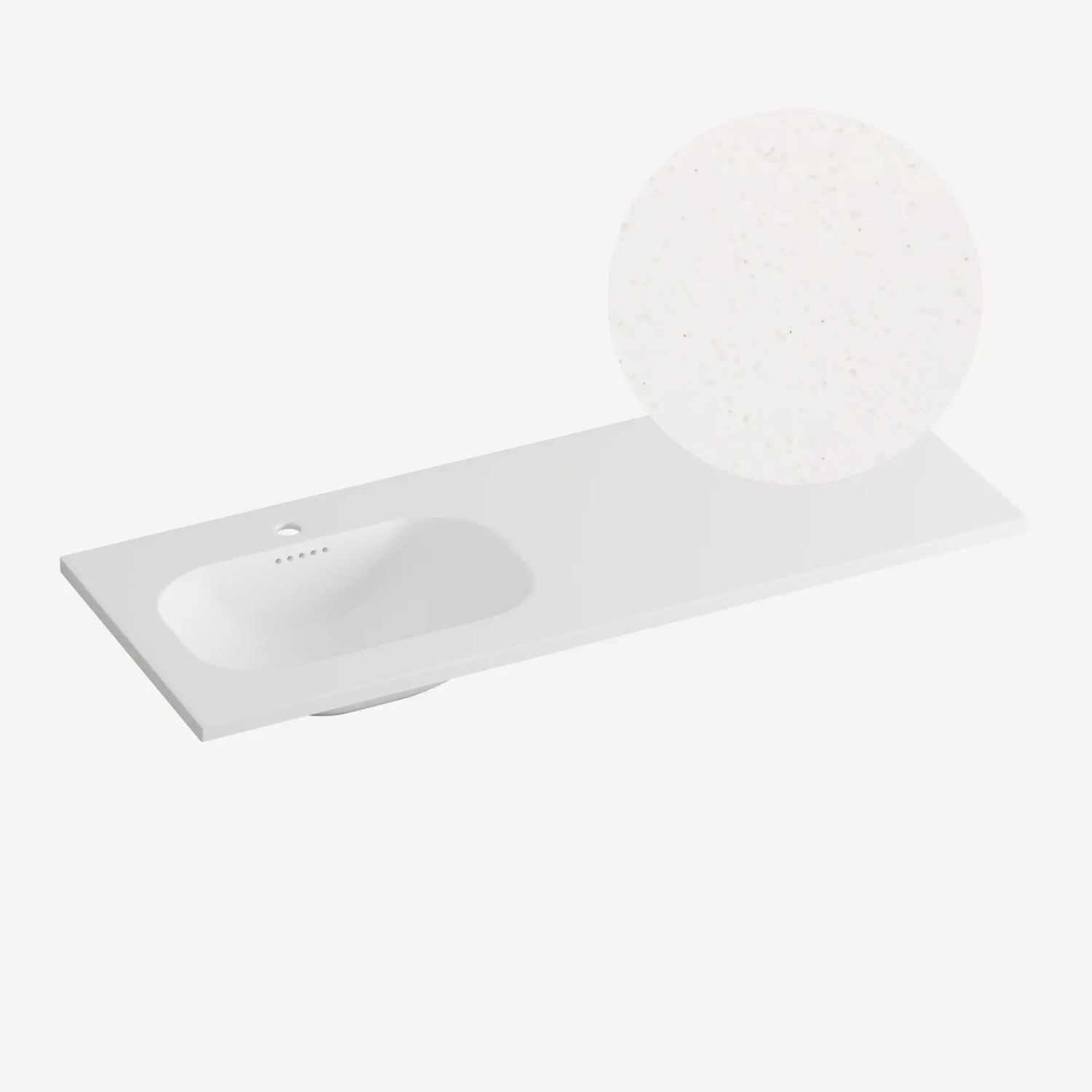 Korsbakken Nice Heldekkende Servant Terrazzo beige / 120cm venstre Korsbakken Møbelservant KO-463211125