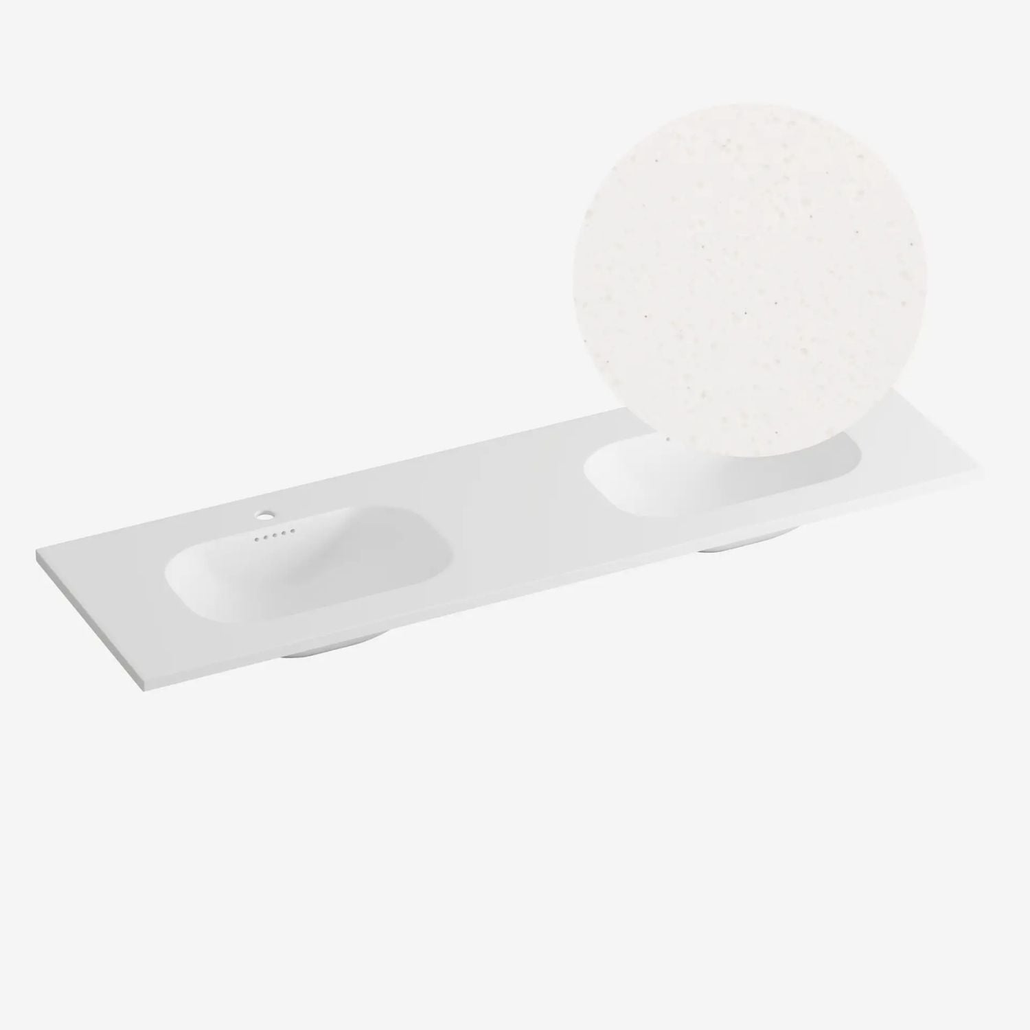 Korsbakken Nice Heldekkende Servant Terrazzo beige / 160cm dobbel Korsbakken Møbelservant KO-463211161