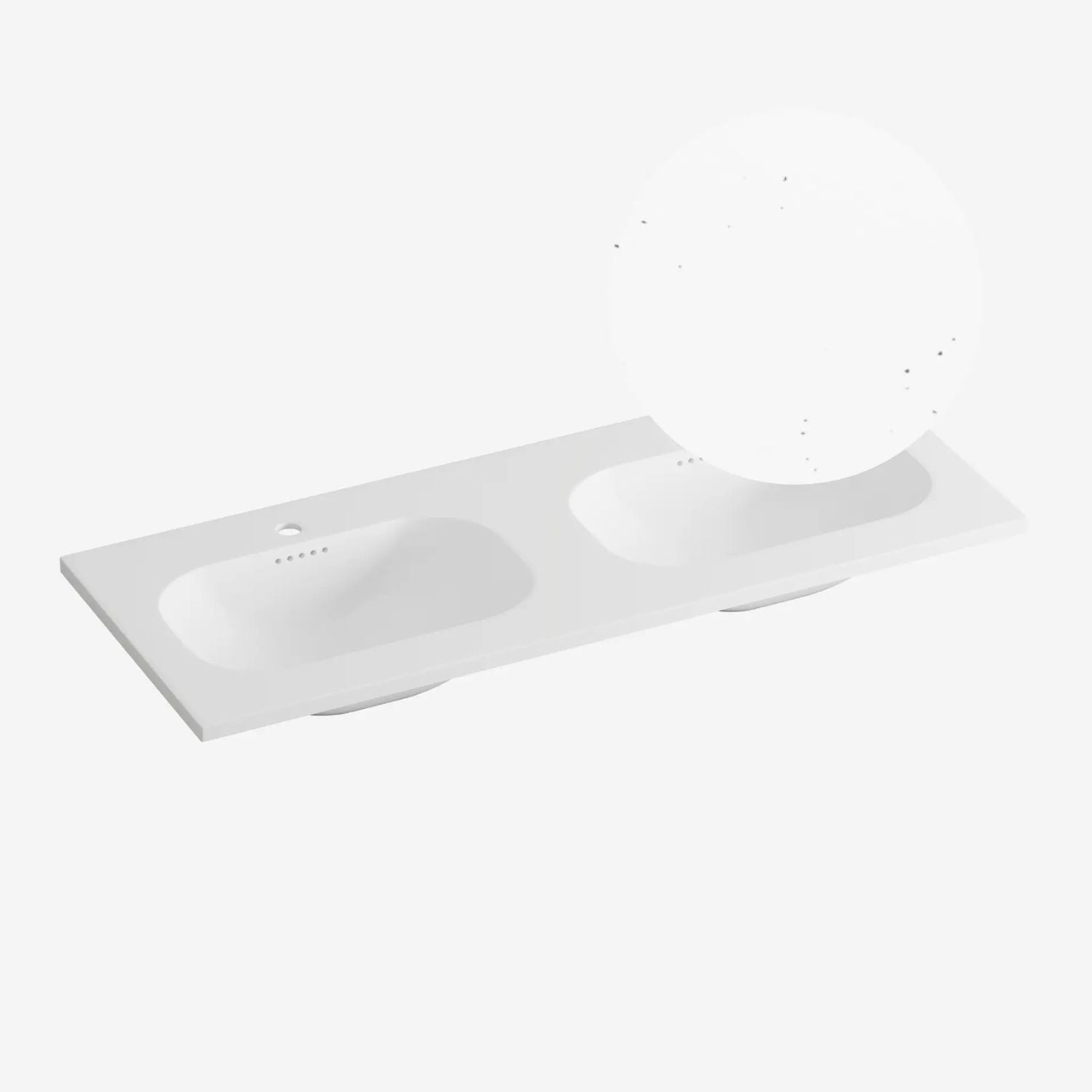 Korsbakken Nice Heldekkende Servant Terrazzo pepper / 120cm dobbel Korsbakken Møbelservant KO-463207121
