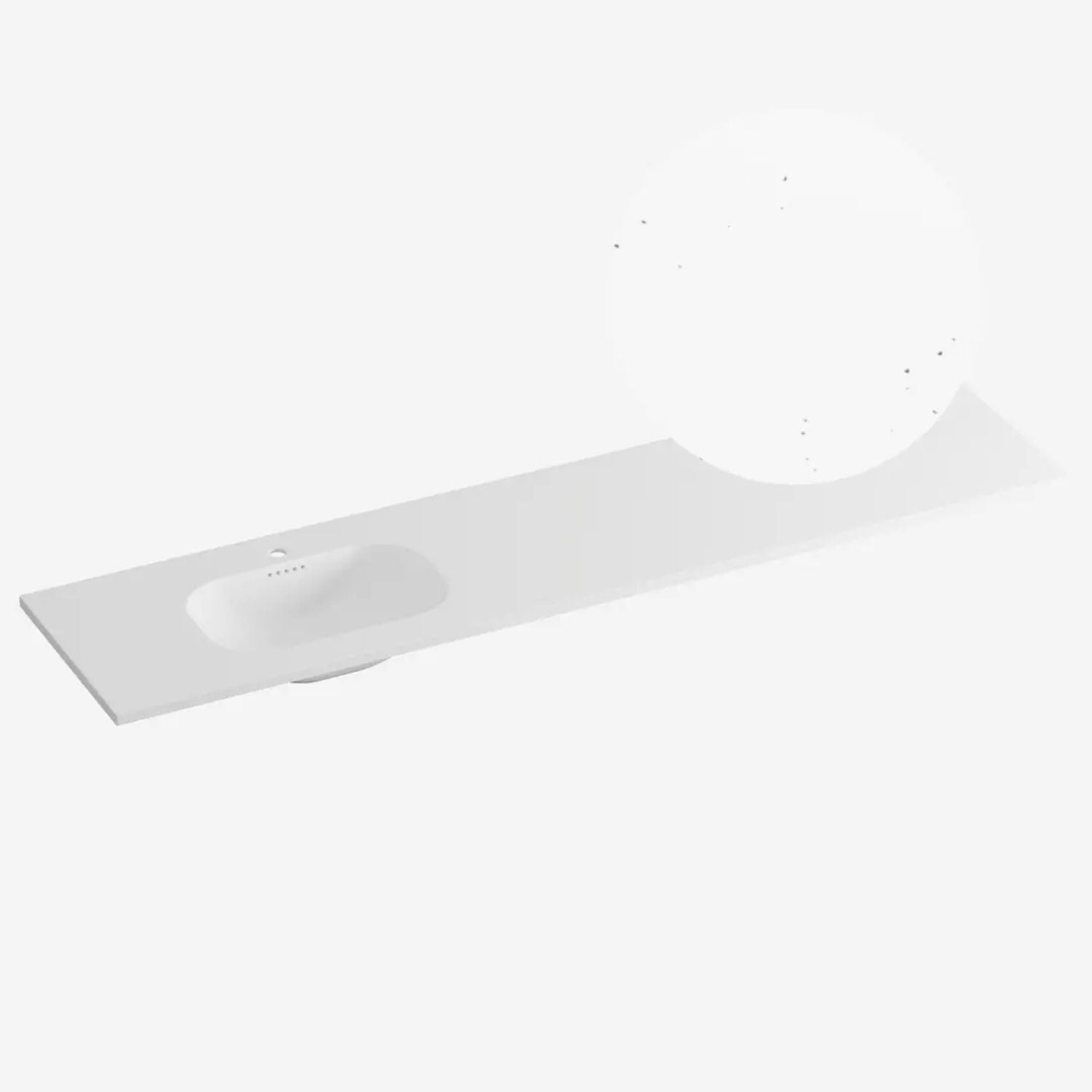 Korsbakken Nice Heldekkende Servant Terrazzo pepper / 200cm venstre Korsbakken Møbelservant KO-463207205