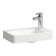 Laufen PRO X Liten kompakt Servant Hvit / 48cm / Høyre Laufen Baderomsservant GRO-1579506