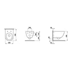 Laufen PRO X SilentFlush Rimless vegghengt toalett