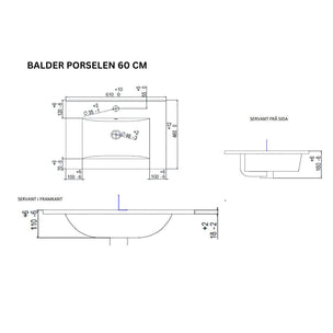 Linn Bad Balder Møbelservant