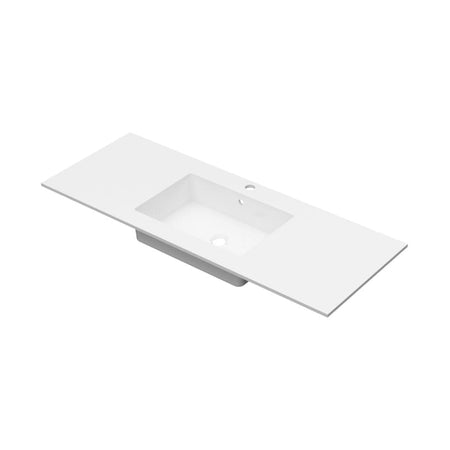 Linn Bad Corian topplate med Eir servant B(60-160)xH1,2xD46cm