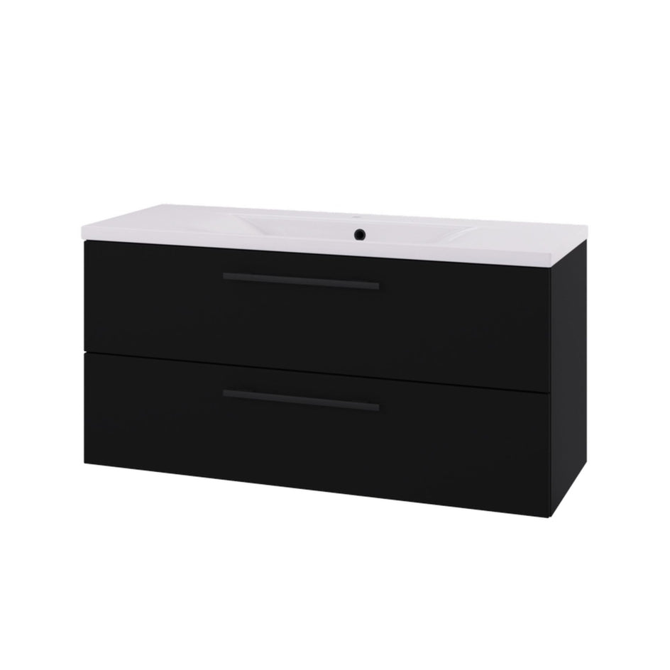 Linn Bad Ingrid D45cm Servantskap Svart matt / 100cm Linn Bad Servantskap LB-110710