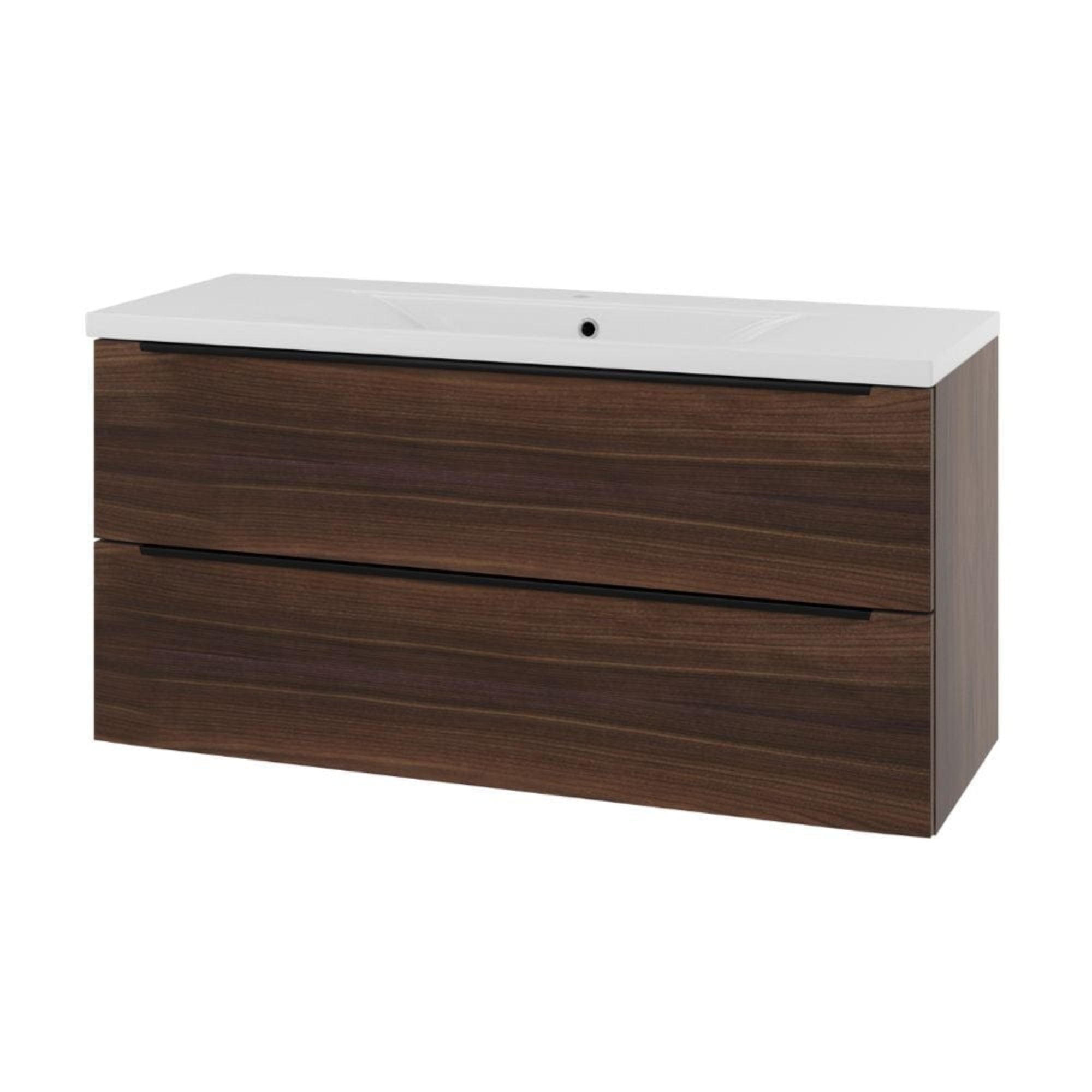 Linn Bad Mari D45cm Servantskap Valnøtt / 120cm Linn Bad Servantskap LB-120812