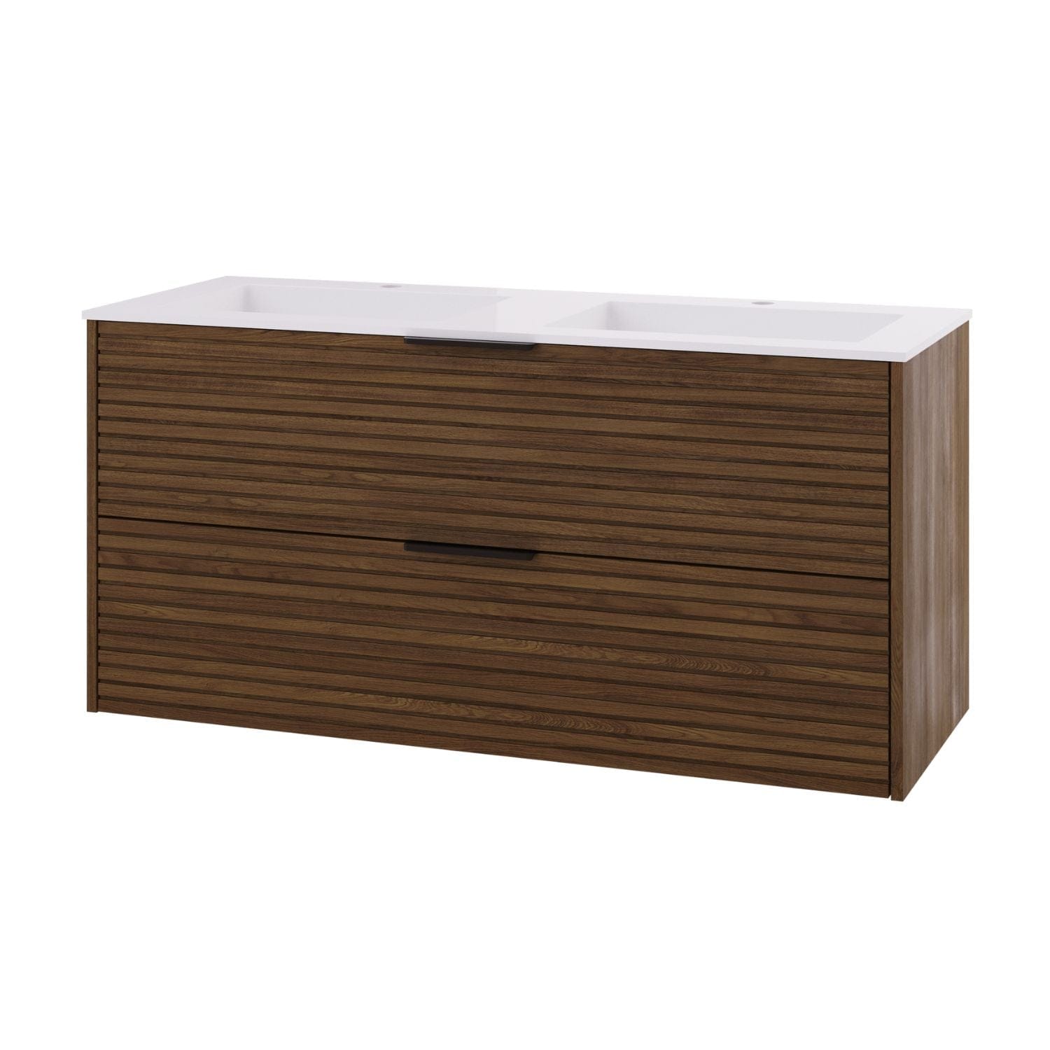 Linn Bad Silje Servantskap Mørk eik / 120cm / Dobbel Linn Bad Servantskap LB-170812D