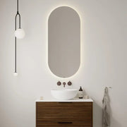 Linn Bad TISTEL ovalt speil med lys (backlight)