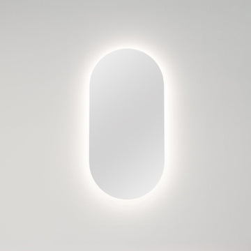 Macro Design ATLAS AMBILIGHT ovalt speil med lys (backlight)