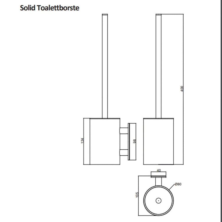 Macro Design CHIC Toalettbørste Gulvstående