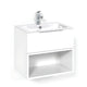 Macro Design CROWN Open box Servantskap 1 skuff - med LIGHT servant Hvit / 60cm / Light 8 Macro Design Møbelpakke bad BUN-FSK60VOL8