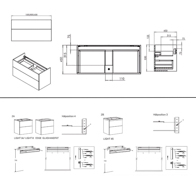 Macro Design CROWN Open box Servantskap LIGHT