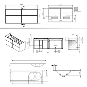 Macro Design CROWN Servantskap Høyre