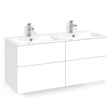 Macro Design CROWN Servantskap skuff med LIGHT 14 servant 120cm dobbel