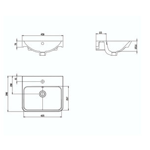Macro Design CROWN Slim servantskap 2 Skuff