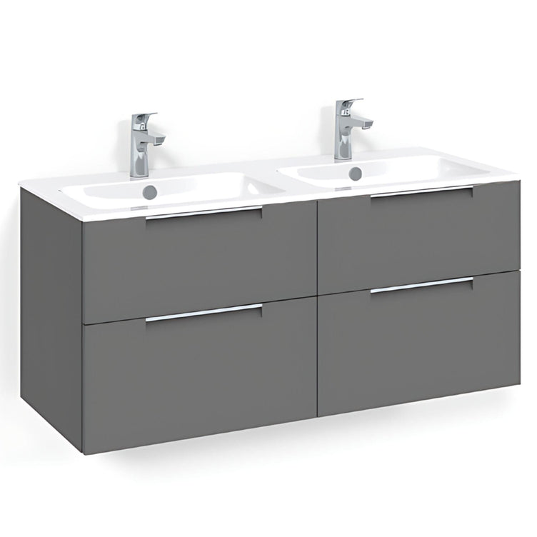 Macro Design CROWN Servantskap skuff med LIGHT 14 servant 120cm dobbel